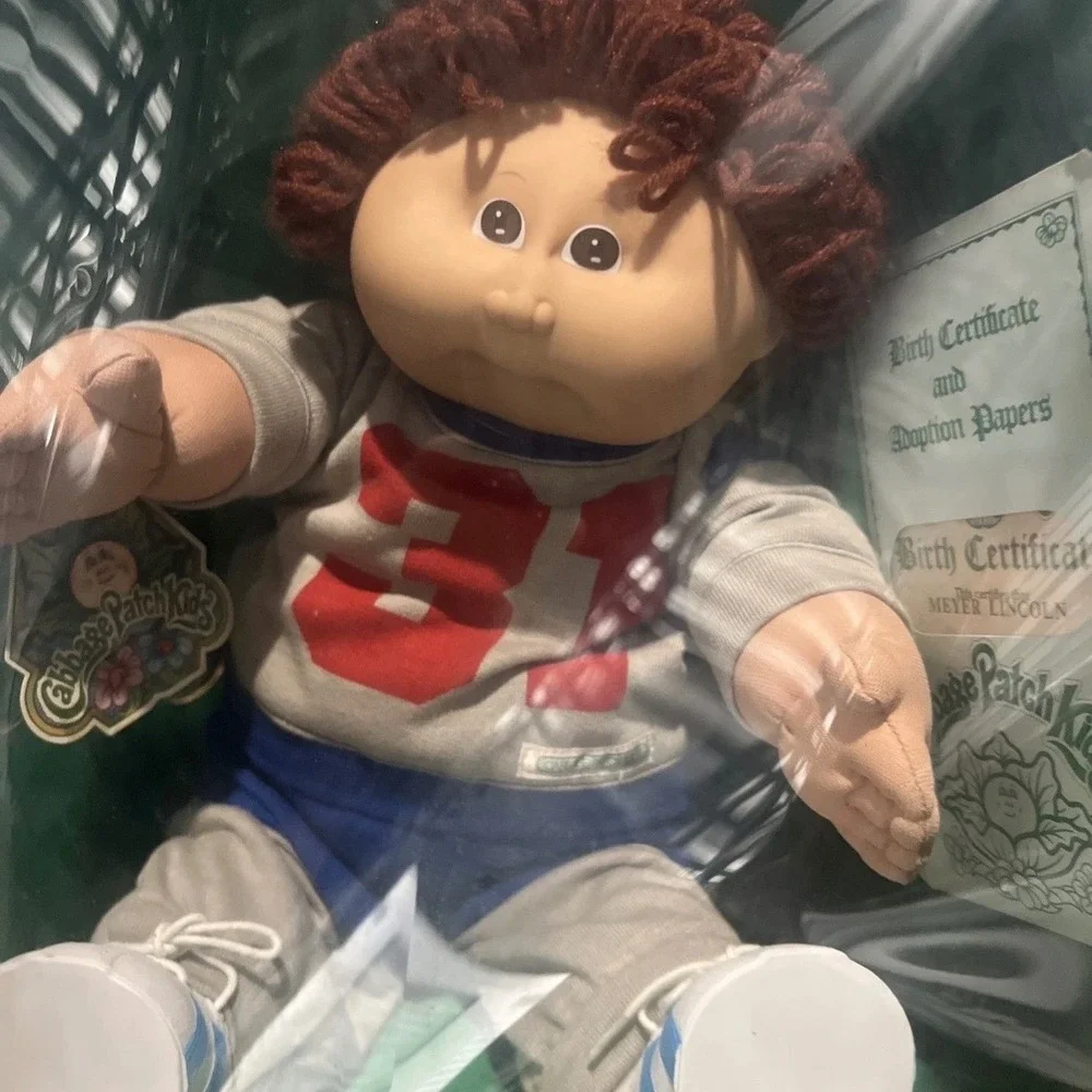 Vintage 1983 Cabbage Patch Kids Doll Coleco Meyer Lincoln Auburn Hair Brown Eyes